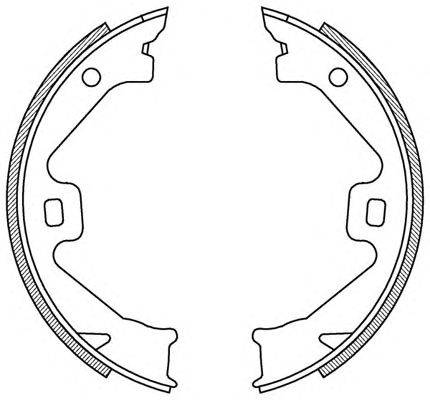 Комплект тормозных колодок OPEN PARTS BSA2186.00