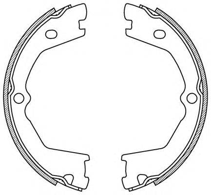 Комплект тормозных колодок OPEN PARTS BSA2209.00