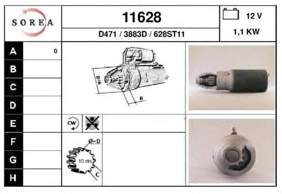 Стартер EAI 11628
