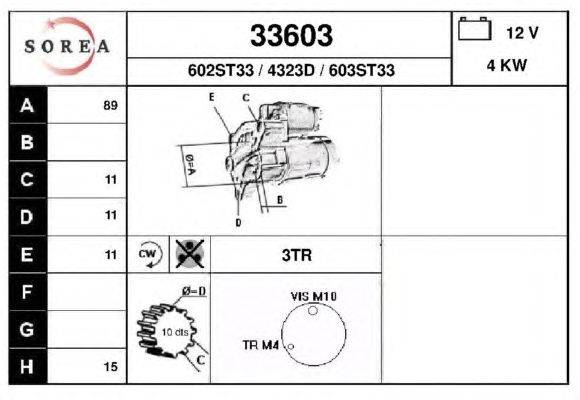 Стартер EAI 33603