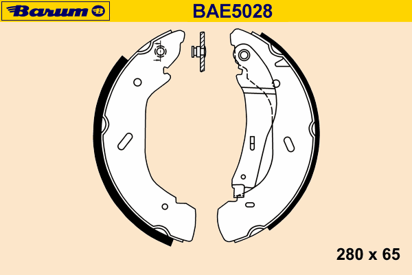 Комплект тормозных колодок BARUM BAE5028