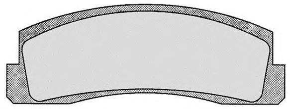Комплект тормозных колодок, дисковый тормоз HAVAM 2293