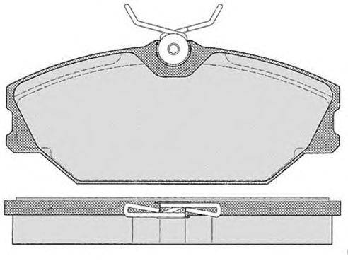 Комплект тормозных колодок, дисковый тормоз RAICAM 388.2