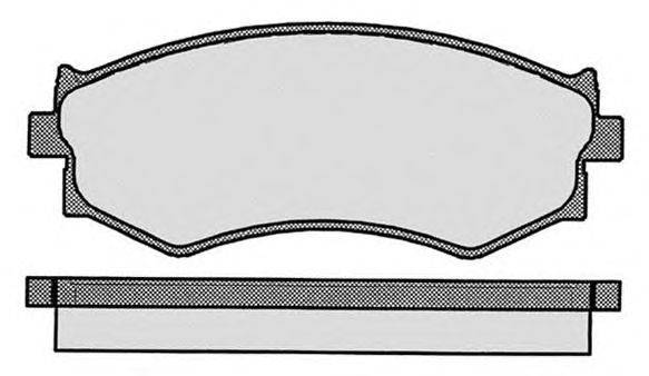 Комплект тормозных колодок, дисковый тормоз RAICAM 505.1