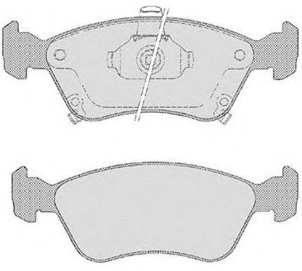 Комплект тормозных колодок, дисковый тормоз RAICAM 678.0