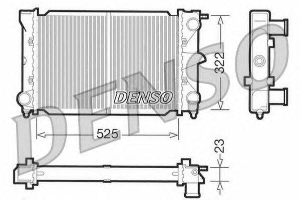Радиатор, охлаждение двигателя NPS DRM32003