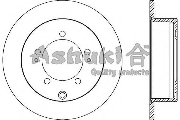 Тормозной диск ASHUKI 0993-2205