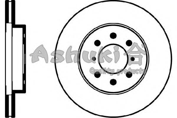 Тормозной диск ASHUKI H03972