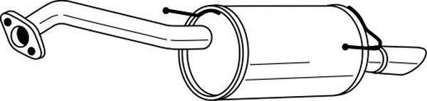 Глушитель выхлопных газов конечный SIGAM 38658