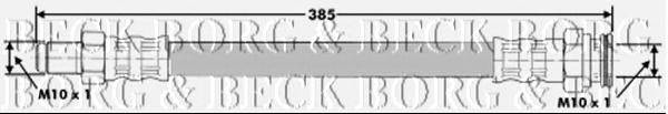 Тормозной шланг BORG & BECK BBH6912