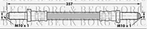 Тормозной шланг BORG & BECK BBH6976