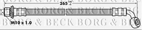 Тормозной шланг BORG & BECK BBH7281