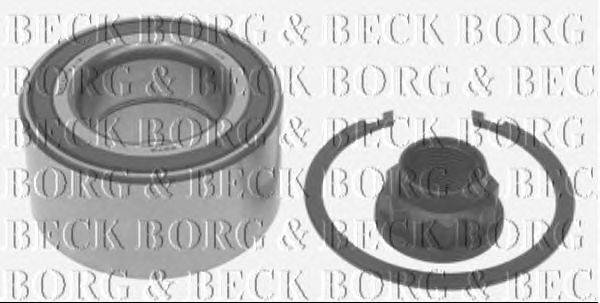 Комплект подшипника ступицы колеса BORG & BECK BWK1016