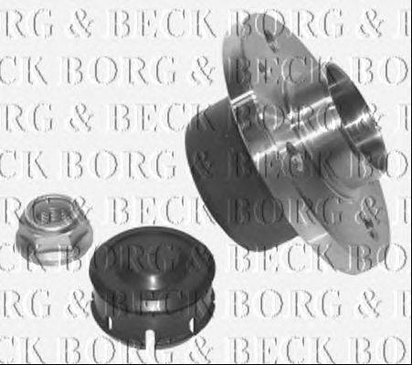 Комплект подшипника ступицы колеса BORG & BECK BWK713