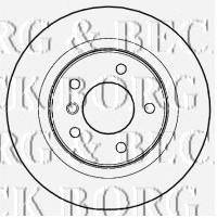 Тормозной диск BORG & BECK BBD4466