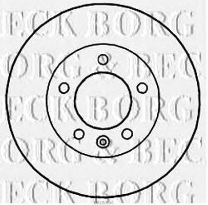 Тормозной диск BORG & BECK BBD5164