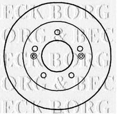 Тормозной диск BORG & BECK BBD5174