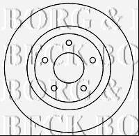 Тормозной диск BORG & BECK BBD5261