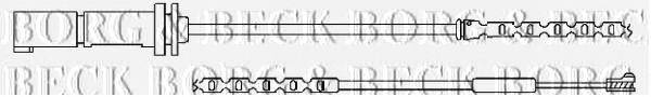 Сигнализатор, износ тормозных колодок BORG & BECK BWL3091