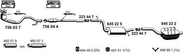 Система выпуска ОГ ERNST 190052