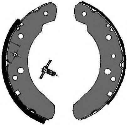 Комплект тормозных колодок VEMA 84507