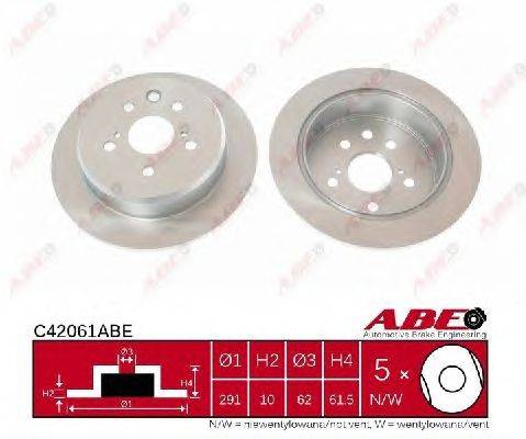 Тормозной диск ABE C42061ABE