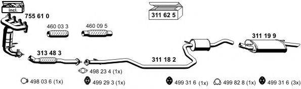 Система выпуска ОГ ERNST 031193