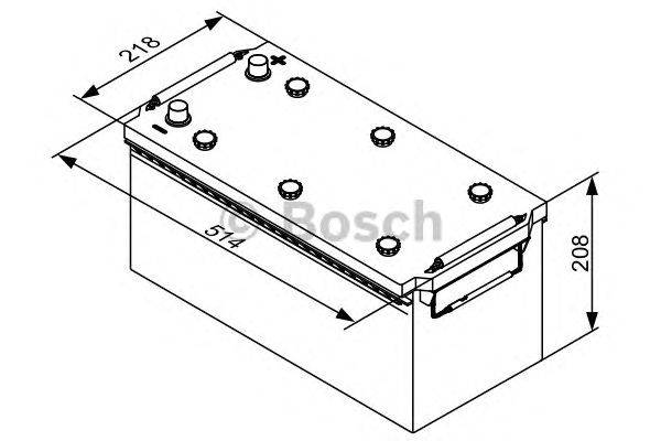 Стартерная аккумуляторная батарея; Стартерная аккумуляторная батарея LUCAS ELECTRICAL 63014