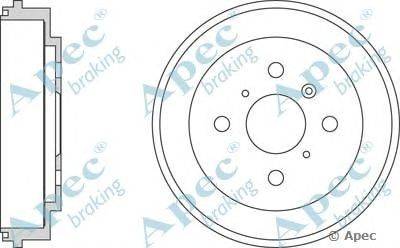 Тормозной барабан APEC braking DRM9174