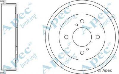 Тормозной барабан APEC braking DRM9528