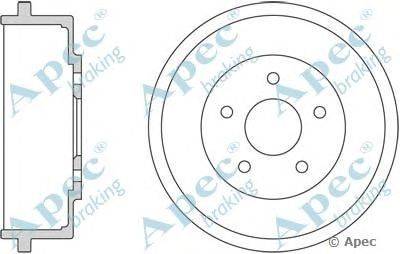 Тормозной барабан APEC braking DRM9927