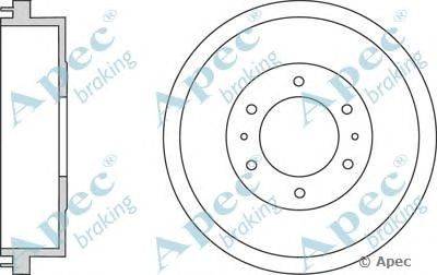 Тормозной барабан APEC braking DRM9950