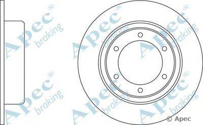 Тормозной диск APEC braking DSK177