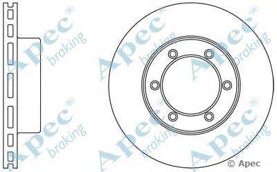 Тормозной диск APEC braking DSK2074