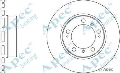 Тормозной диск APEC braking DSK2090