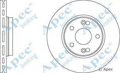 Тормозной диск APEC braking DSK2105