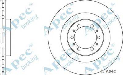 Тормозной диск APEC braking DSK2109