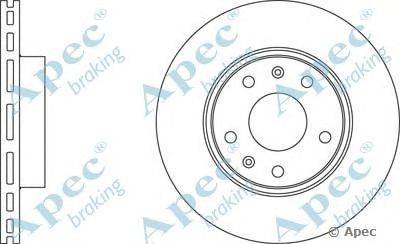 Тормозной диск APEC braking DSK2120
