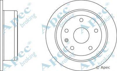 Тормозной диск APEC braking DSK2130