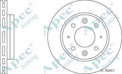 Тормозной диск APEC braking DSK2156