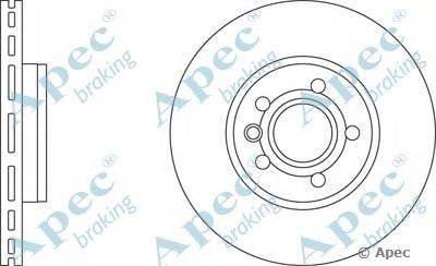 Тормозной диск APEC braking DSK2168