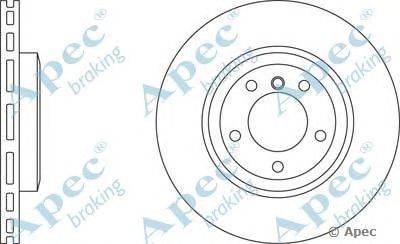 Тормозной диск APEC braking DSK2181