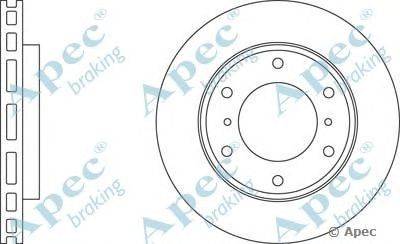 Тормозной диск APEC braking DSK2198
