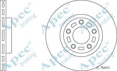 Тормозной диск APEC braking DSK2211