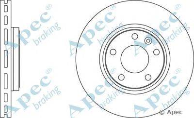 Тормозной диск APEC braking DSK2215