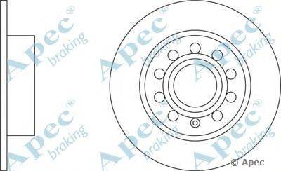 Тормозной диск APEC braking DSK2221