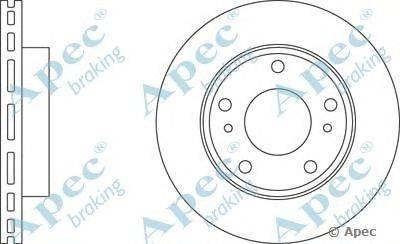 Тормозной диск APEC braking DSK2225