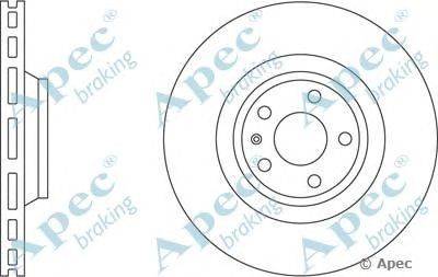 Тормозной диск APEC braking DSK2244