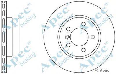 Тормозной диск APEC braking DSK2256