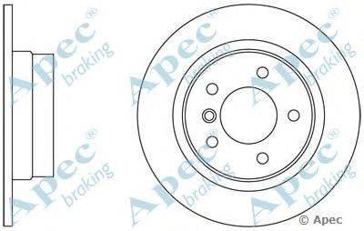 Тормозной диск APEC braking DSK2295
